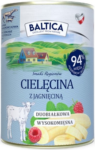 Mokra karma dla psa Baltica MIX SMAKÓW Hipoalergiczna Bezzbożowa - 6 x 400g