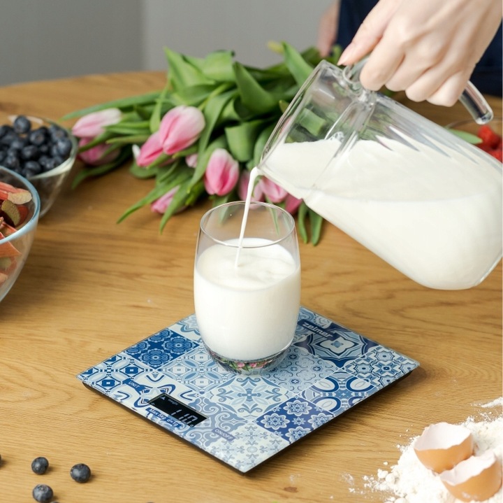 Waga kuchenna elektroniczna ZELMER ZKS1100C 5 kg LCD szkło wzór