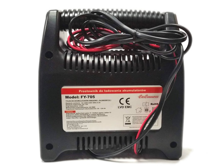 GRATISY# PROSTOWNIK ŁADOWARKA DO AKUMULATORA 12V 6A