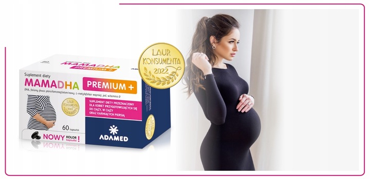 MamaDHA Premium+ DHA witaminy dla mamy 240 kapsułek
