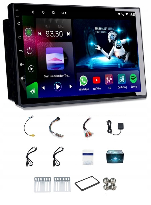 RADIO GPS 2DIN ANDROID AUTO 11 WiFI BT RDS CARPLAY