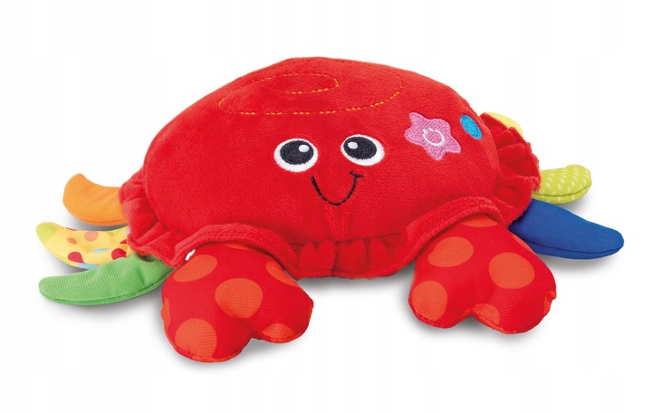 Krab do raczkowania dla dzieci czerwony wibruje wydaje dźwięki interaktywny