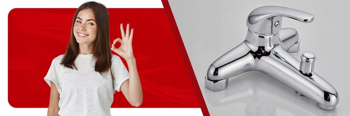 BATERIA WANNOWA STOJĄCA 2-OTWOROWA 145MM MOSIĄDZ RETRO KLASYCZNA NAWANNOWA