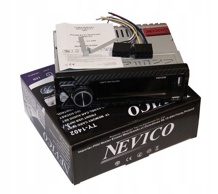 Radio samochodowe 1din Bluetooth Mp3 2xUSB SD id3