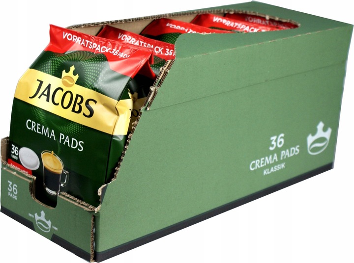 Kawa do SENSEO Jacobs Kronung Crema 5x36 pads