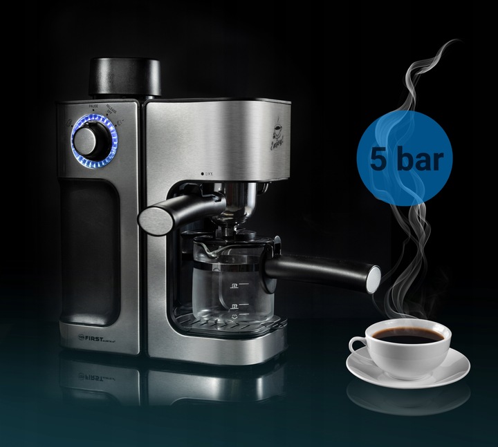 Ekspres do Kawy Kolbowy Ciśnieniowy First Austria – Wysoka Jakość!
