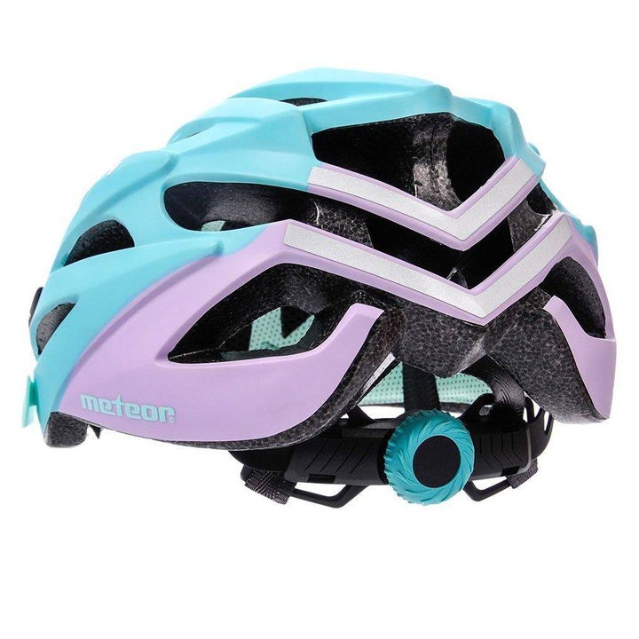 Kask rowerowy z daszkiem lekki regulowany na rower Meteor Marven S 52-56 cm