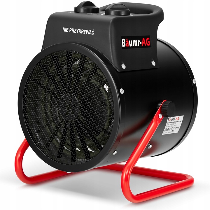 Nagrzewnica elektryczna BAUMR-AG 3,5kW 3500W dmuchawa farelka grzejnik