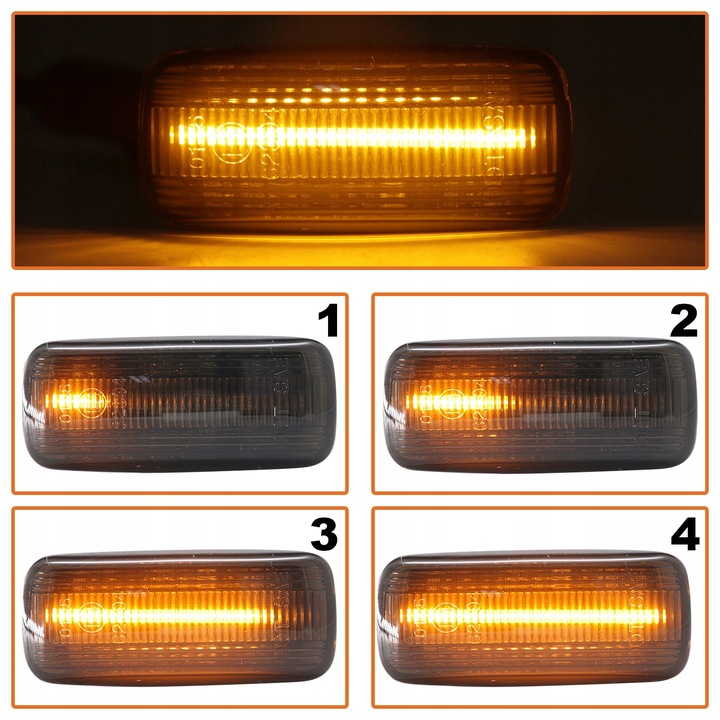 KIERUNKOWSKAZY LED DYNAMICZNE do AUDI A3 8L A4 B5