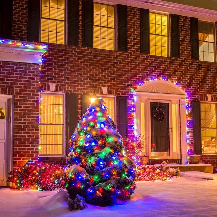 LAMPKI CHOINKOWE 500 LED ZEWNĘTRZNE WEWNĘTRZNE OZDOBY ŚWIĄTECZNE ŚWIATEŁKA