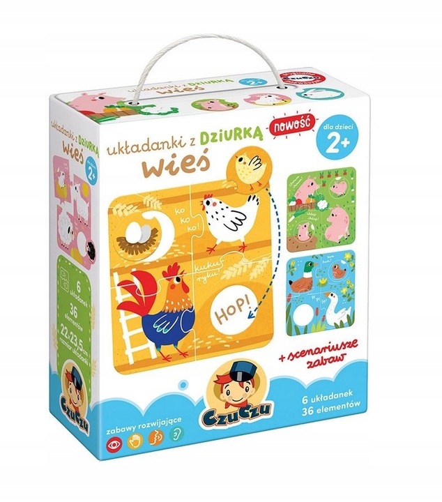 Puzzle CzuCzu 36 elementów Wieś 491521