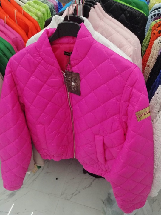 Kurtka pikowana przejściówka czarna