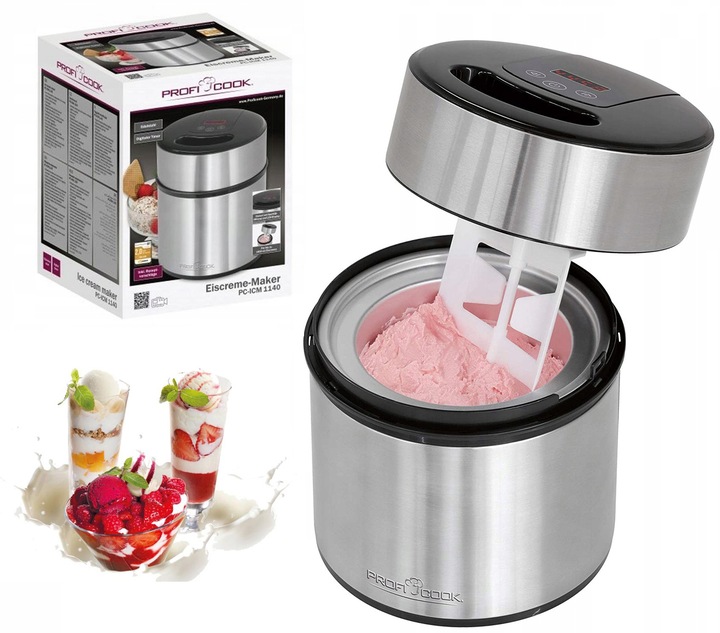 ProfiCook Maszyna do lodów PC-ICM 1140, 1800 ml, 1