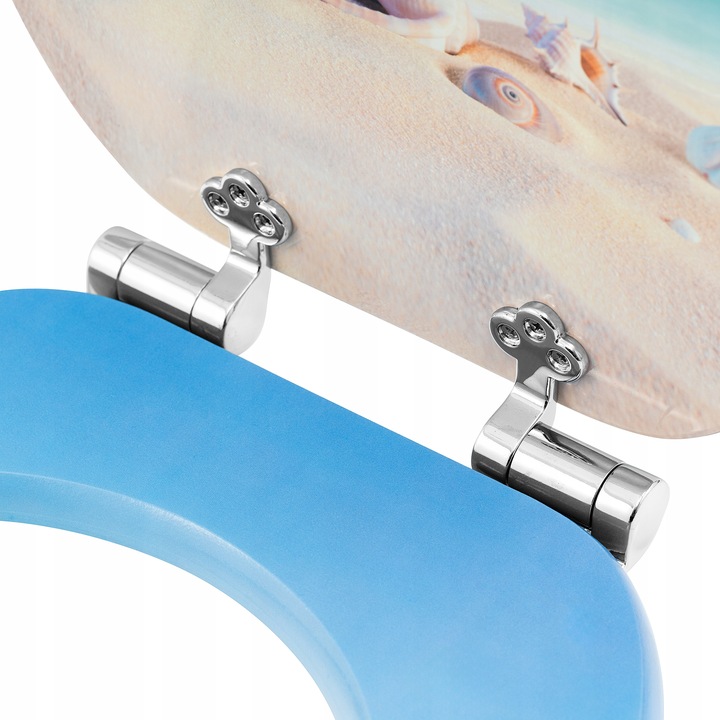 DESKA WC SEDESOWA KLOZETOWA TOALETOWA WOLNOOPADAJACA UNIWERSALNA MDF