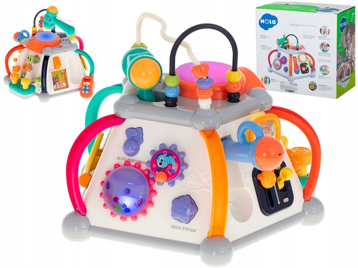 KOSTKA SENSORYCZNA INTERAKTYWNA SORTER EDUKACYJNY