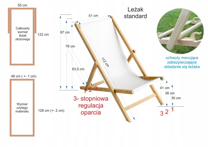 Leżak z nadrukiem personalizowany prezent urodzinowy urodziny 30 40 LP128