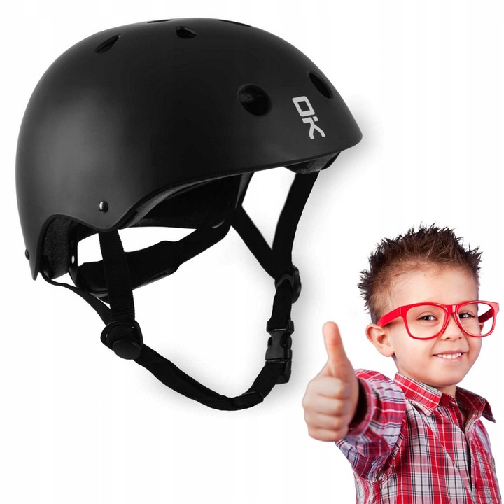 KASK OCHRONNY na ROLKI HULAJNOGĘ ROWER SOKE L