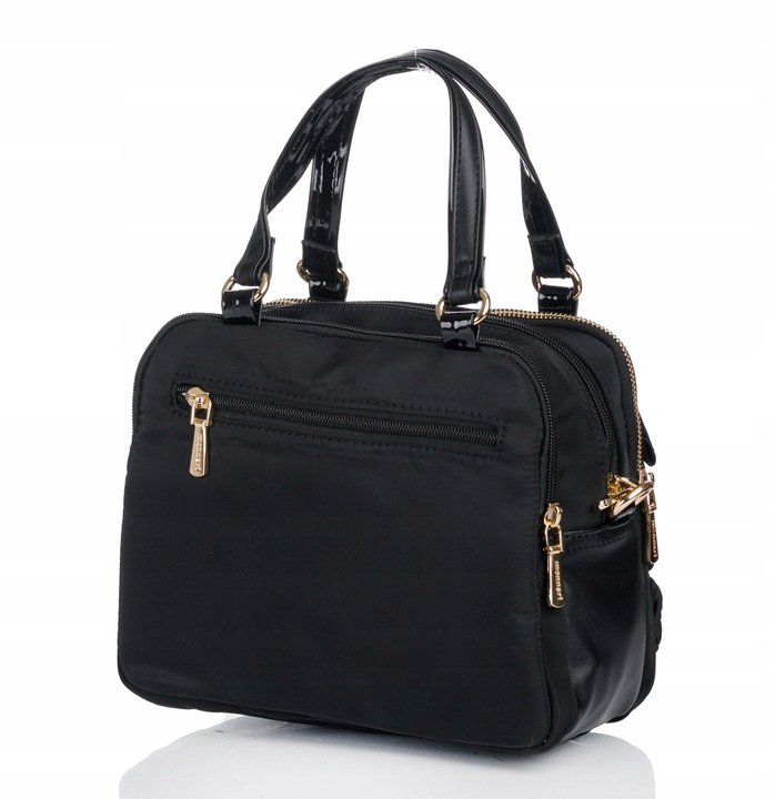 TOREBKA LISTONOSZKA MONNARI PIKOWANA SPORTOWA POJEMNA 3 KOMOROWA Czarny