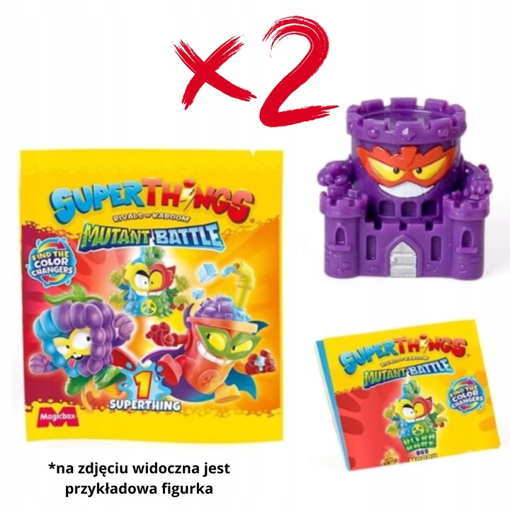 SUPER ZINGS THINGS 11 Robot Superbot SUGARFUN + 2x Saszetka Mutant Battle