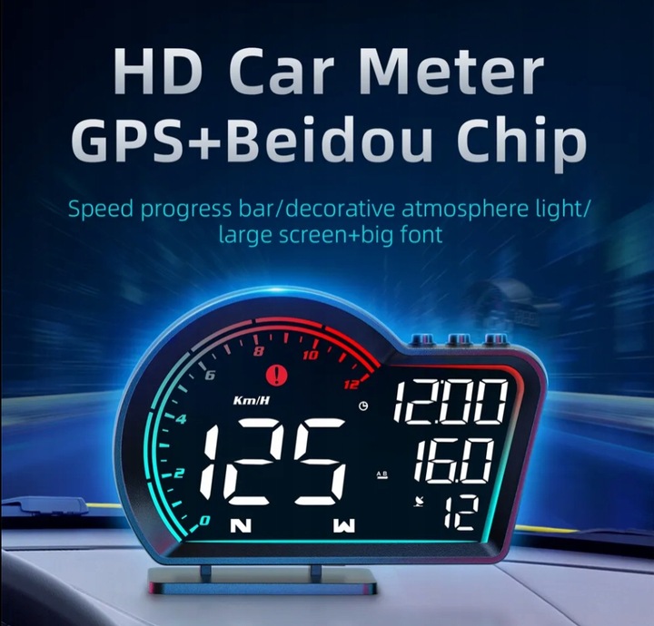G16 Hud Cyfrowy prędkościomierz GPS do uniwersalnego wyświetlacza