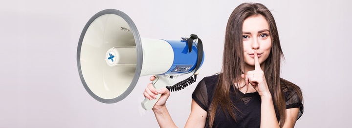 Megafon MOCNY 60W VONYX MP3/ USB/ SD/ SYRENA