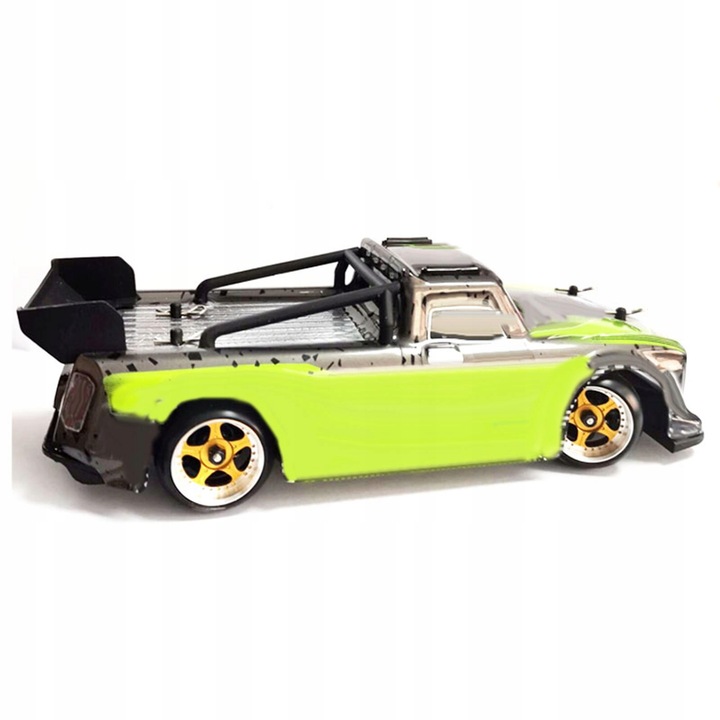 4 sztuki opon gumowych RC Twarde anodowane felgi kół do Wltoys K969 żółte