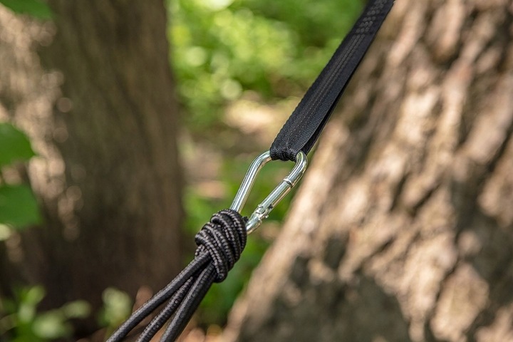 MOCNY HAMAK 200KG OGRODOWY SURVIVALOWY SURVIVAL TURYSTYCZNY NEO TOOLS