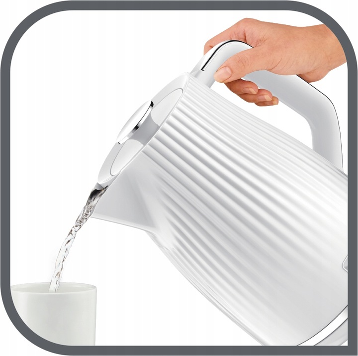 CZAJNIK ELEKTRYCZNY BEZPRZEWODOWY KO250130 LOFT BIAŁY 1,7L 2400W