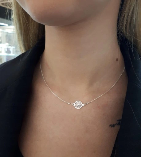 KOMPLET BIŻUTERII SREBRNEJ 925 CELEBRYTKA AŻUR DOWOLNY GRAWER GRATIS SREBRO