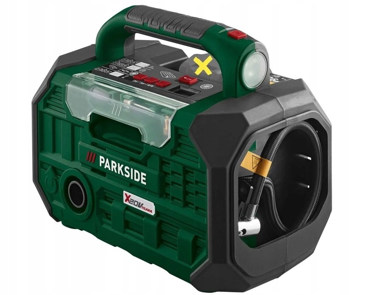 PARKSIDE aku pompka turystyczna z latarką 3w1 20V PKA 20 Li C3