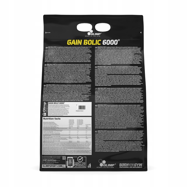 OLIMP GAIN BOLIC 6000 6800g WHEY BIAŁKO WPC MASA