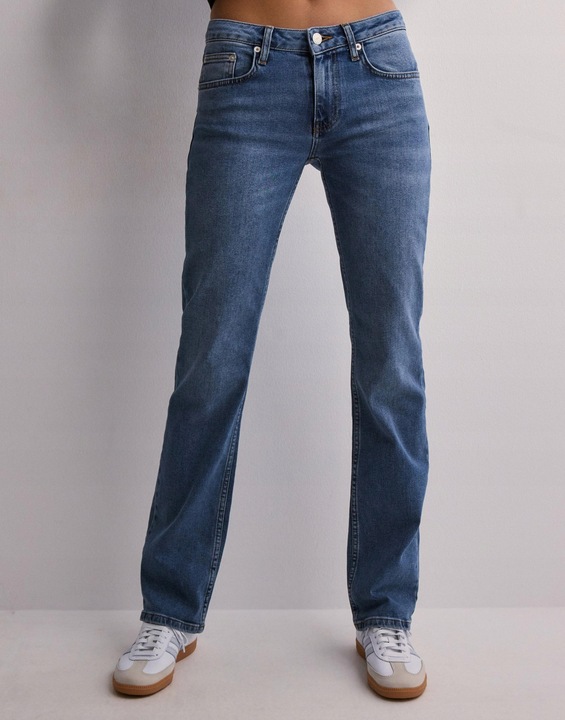 NELLY NIEBIESKIE SPODNIE JEANS YKU NG5__M