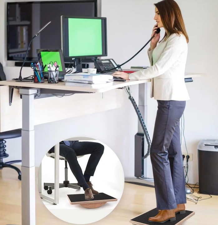 DESKA DO BALANSOWANIA BALANCE BOARD Platforma do Ćwiczeń TRENING RÓWNOWAGI