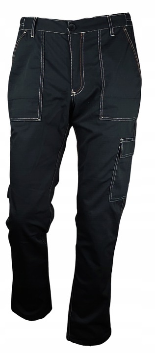 Spodnie ROBOCZE męskie BHP MOCNE ochronne WZMACNIANE RIP-STOP na rozdarcia