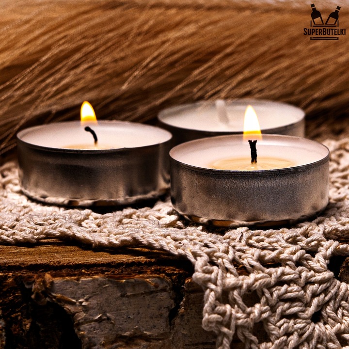 PODGRZEWACZE TEALIGHT ŚWIECZKI BEZZAPACHOWE 100SZT