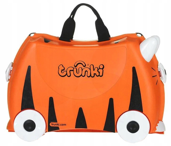 Jeżdżąca walizka Trunki dzieci tygrysek jeździk