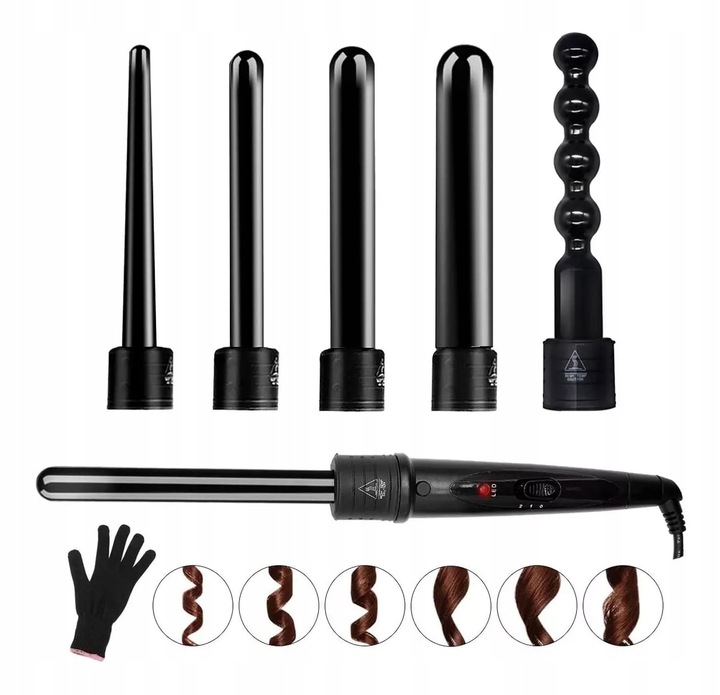 Lokówka Suszarka 6 w 1 Szczotka do Stylizacji Włosów Lokówka do Włosów
