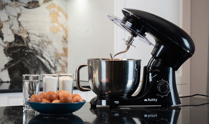 Robot kuchenny PLANETARNY 1700W domowy z 8 biegów prędkości + system PULSE