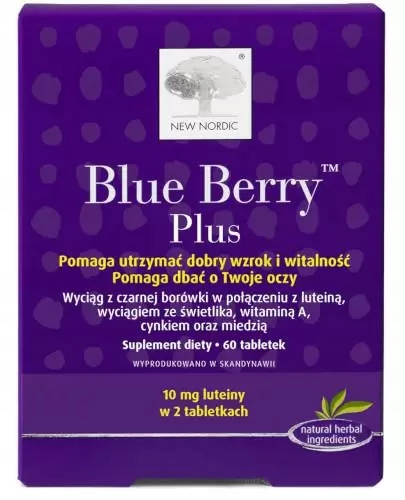 Blue Berry Plus 60 tabletek