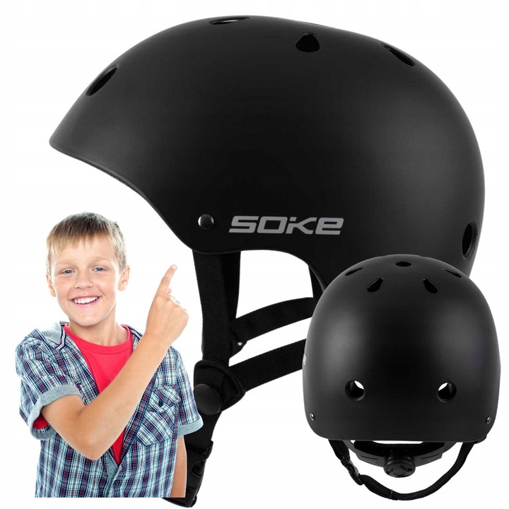 KASK DLA DZIECKA CHŁOPCA +12 LAT NA HULAJNOGE ROWER BEZPIECZNY ROZMIAR L