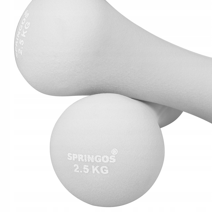 HANTLE HANTELKI CIĘŻARKI FITNESS 5kg DO ĆWICZEŃ CIĘŻARKI ZESTAW 2x2,5kg