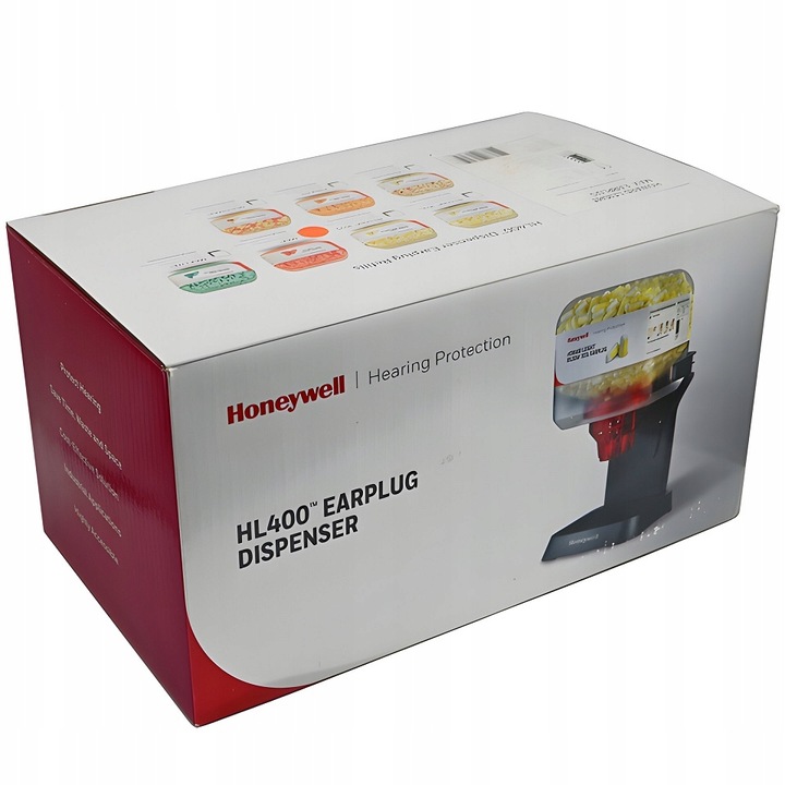 Dozownik Zatyczek do Uszu Stoperami Honeywell HL400 Plus Zatyczki 400 Par
