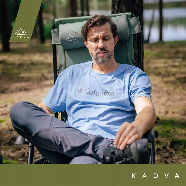 Krzesło turystyczne KADVA CAMPchair 3.0 zielony OS Aluminiowa Rama