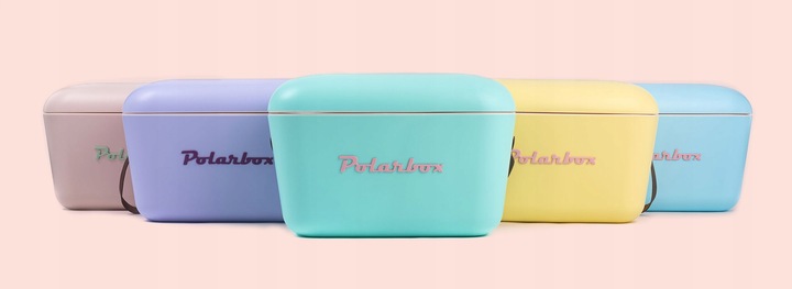 Lodówka turystyczna POLARBOX niebieski pudrowy 12L