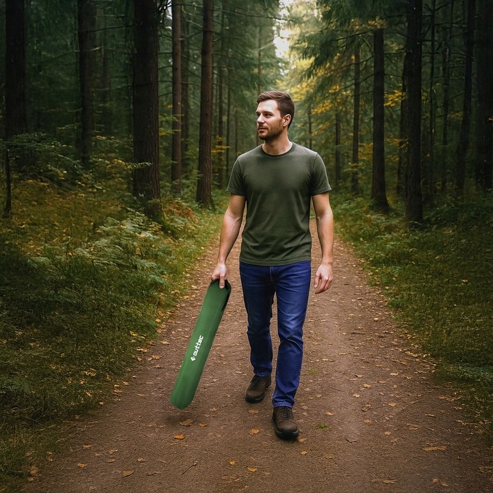 ŁÓŻKO POLOWE TURYSTYCZNE SKŁADANE KANADYJKA LEŻAK PRZENOŚNY OUTTEC