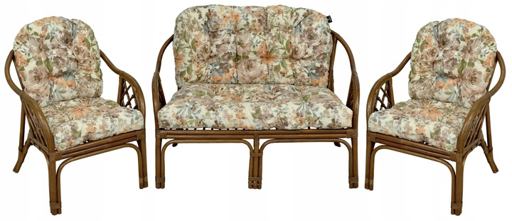 PODUSZKI NA MEBLE RATTANOWE KOMPLET SOFA FOTELE