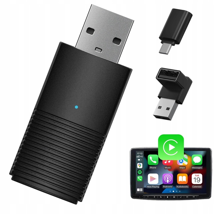 Bezprzewodowy Adapter Mini USB CarPlay do iPhone iOS