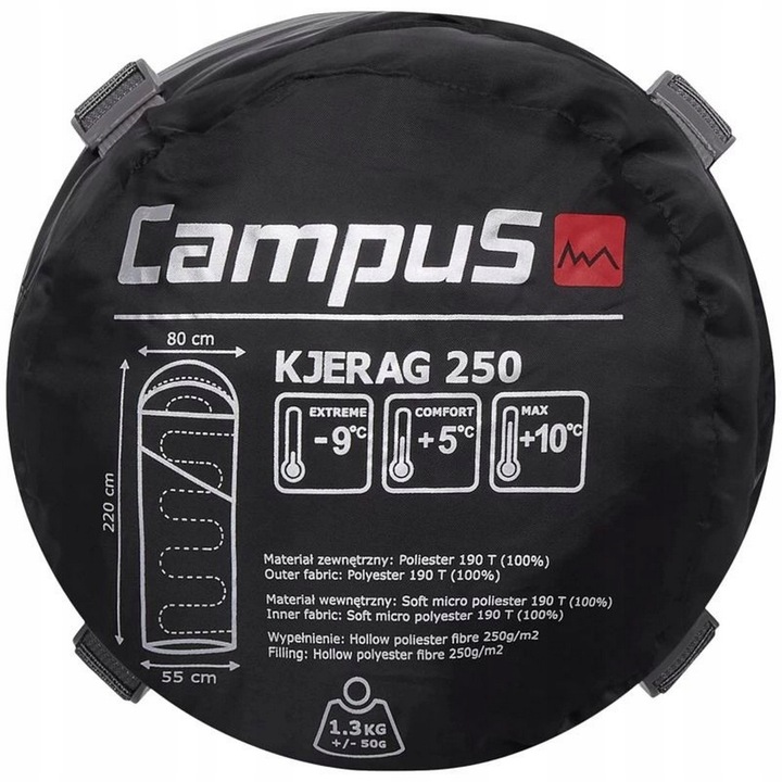 CAMPUS ŚPIWÓR KJERAG 250 CUP702123404