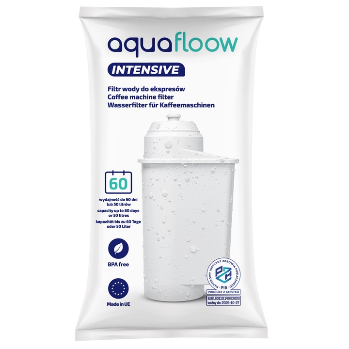 AquaFloow filtr do wody do ekspresu Siemens EQ3 EQ5 EQ6 EQ9 zamiennik 4x
