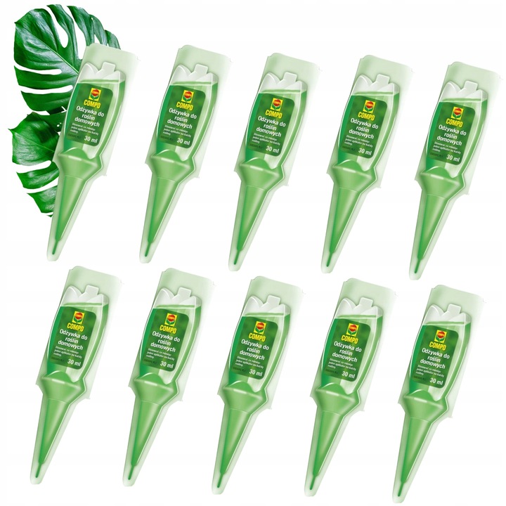 Nawóz Odżywka do Roślin Domowych 10x30ml Aplikator Compo